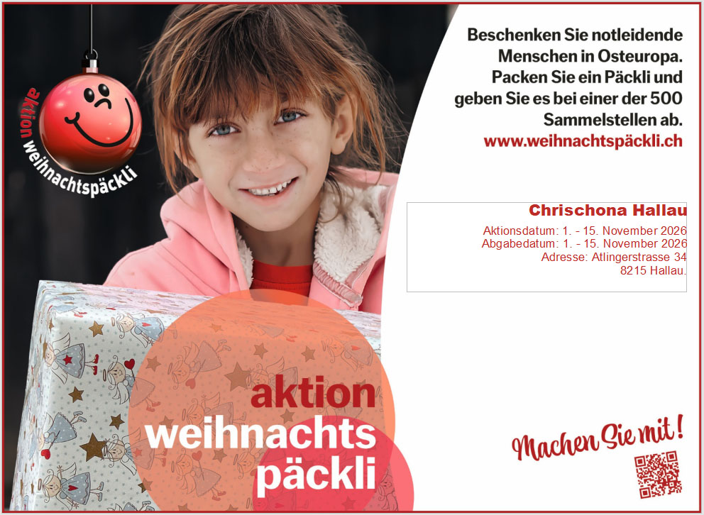 Aktion Weihnachtspäckli